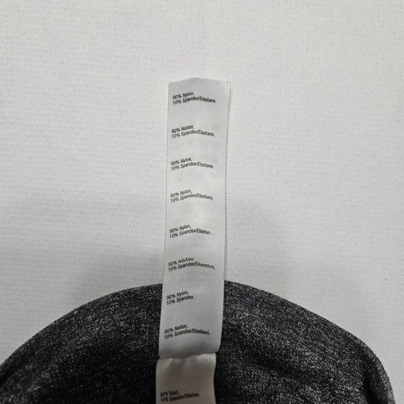 Spanx Womens High Waisted Seamless Leggings Heather Charcoal Gray Size Medium - Picture 6 of 6